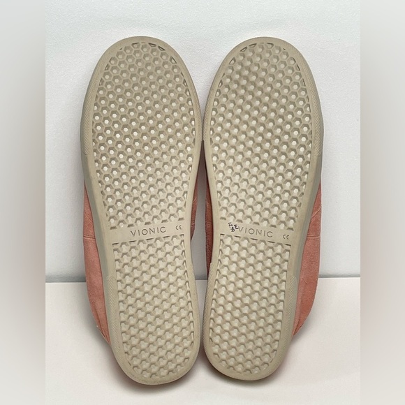 Vionic Pink Jean Suede Sneakers Women size 10 Laces Comfortable Fashion casual - Picture 7 of 7